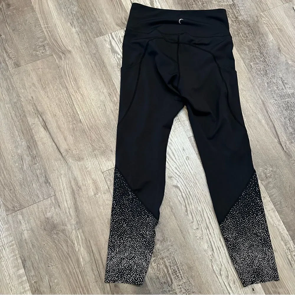 ZYIA High Rise Legging Womens Size 8-10 Side Pockets Yoga Run Gym Casual_6